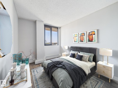 810C 10145 109 Street, Edmonton, AB - Indoor Photo Showing Bedroom