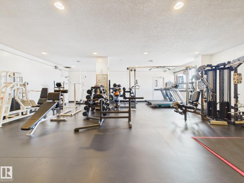810C 10145 109 Street, Edmonton, AB - Indoor Photo Showing Gym Room