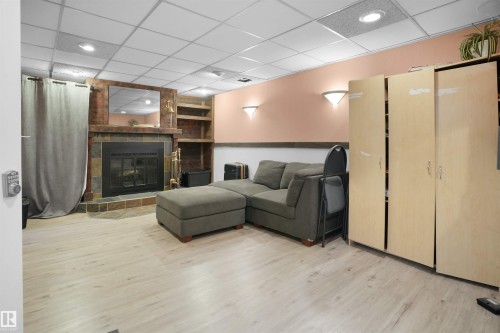 1415 80 Street Nw, Edmonton, AB - Indoor With Fireplace