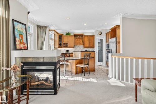 307 Tory View, Edmonton, AB - Indoor With Fireplace