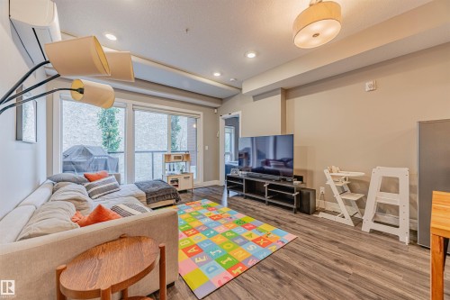 204 10006 83 Avenue, Edmonton, AB - Indoor Photo Showing Living Room