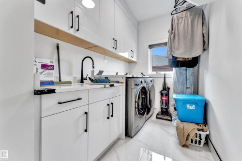 8118 Orchards Green Green, Edmonton, AB - Indoor Photo Showing Laundry Room