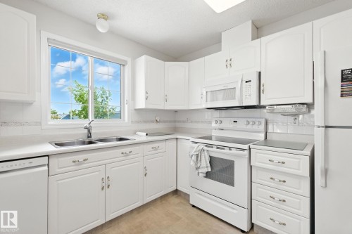 205 13450 114 Avenue, Edmonton, AB - Indoor Photo Showing Kitchen With Double Sink