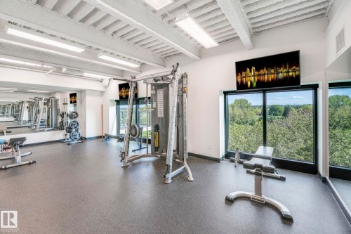 814 200 Bellerose Drive, St. Albert, AB - Indoor Photo Showing Gym Room