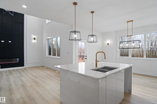 3620 6 Street, Edmonton, AB - Indoor Photo Showing Kitchen With Double Sink With Upgraded Kitchen