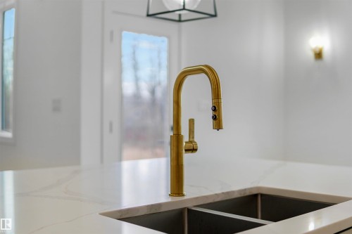 3620 6 Street, Edmonton, AB - Indoor Photo Showing Kitchen With Double Sink