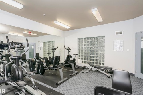 112 260 Sturgeon Road, St. Albert, AB - Indoor Photo Showing Gym Room