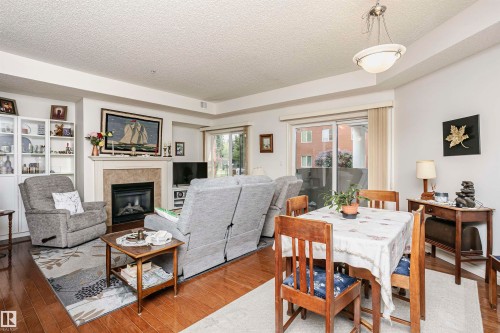 112 260 Sturgeon Road, St. Albert, AB - Indoor With Fireplace