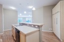 223 4831 104A Street, Edmonton, AB  - Indoor Photo Showing Kitchen With Double Sink 
