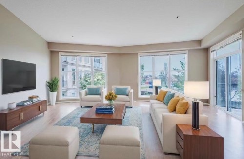 223 4831 104A Street, Edmonton, AB - Indoor Photo Showing Living Room