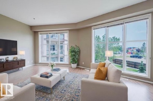 223 4831 104A Street, Edmonton, AB - Indoor Photo Showing Living Room