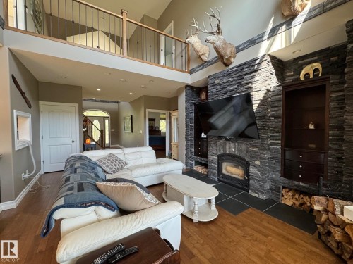 100 Aspen Drive, Athabasca Town, AB - Indoor With Fireplace