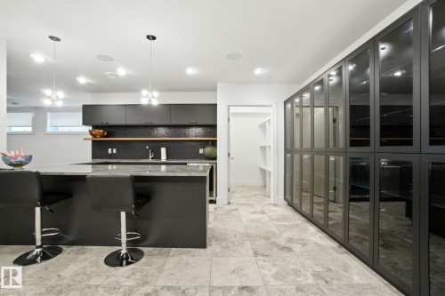 11823 Saskatchewan Drive, Edmonton, AB - Indoor Photo Showing Kitchen With Upgraded Kitchen