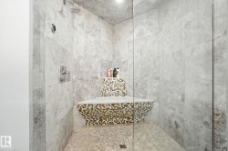 Full bath with a tile shower - 
