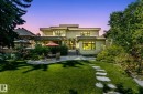 Back of property featuring a patio area and stucco siding - 11823 Saskatchewan Drive, Edmonton, AB  - Outdoor 