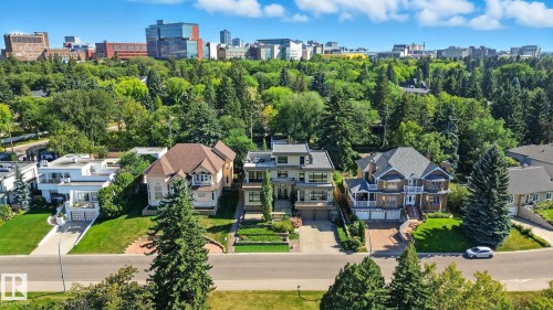 Bird's eye view of city skyline - 11823 Saskatchewan Drive, Edmonton, AB - Outdoor With View