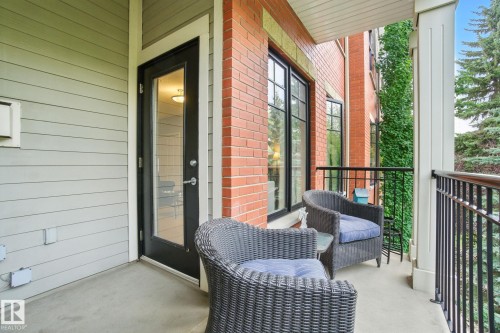 305 9819 96A Street, Edmonton, AB - Outdoor With Deck Patio Veranda With Exterior