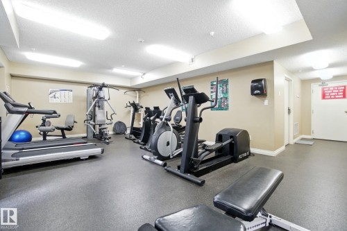 305 9819 96A Street, Edmonton, AB - Indoor Photo Showing Gym Room