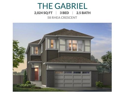 58 Rhea Crescent, St. Albert, AB -  With Facade