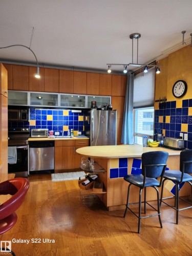 307 10134 100 Street, Edmonton, AB - Indoor Photo Showing Kitchen