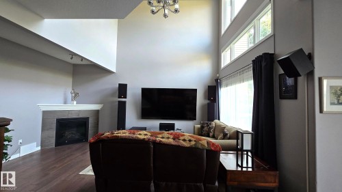 1325 Adamson Drive, Edmonton, AB - Indoor With Fireplace