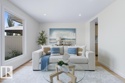 121 Abbottsfield Road, Edmonton, AB - Indoor Photo Showing Living Room