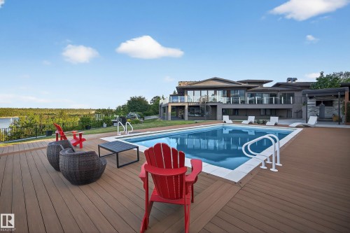13758 Valleyview Drive, Edmonton, AB - Outdoor With In Ground Pool With Deck Patio Veranda