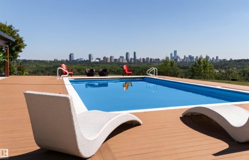 13758 Valleyview Drive, Edmonton, AB - Outdoor With In Ground Pool With Backyard
