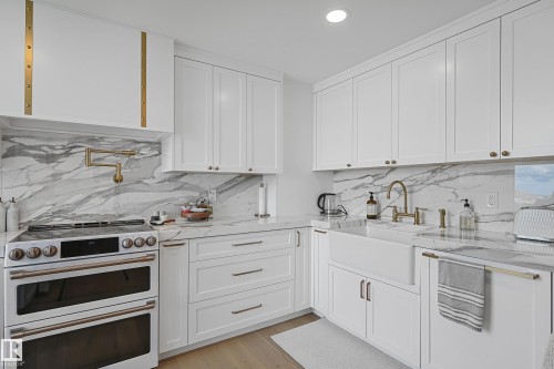 701 11503 100 Avenue, Edmonton, AB - Indoor Photo Showing Kitchen With Upgraded Kitchen