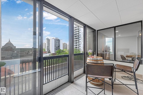 701 11503 100 Avenue, Edmonton, AB - Outdoor With Deck Patio Veranda With Exterior