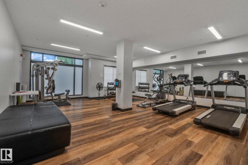 404 1144 Adamson Drive, Edmonton, AB - Indoor Photo Showing Gym Room
