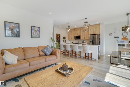 1138 Cy Becker Road, Edmonton, AB - Indoor Photo Showing Living Room