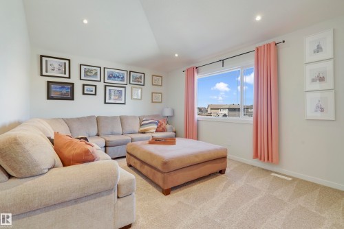 1138 Cy Becker Road, Edmonton, AB - Indoor Photo Showing Living Room
