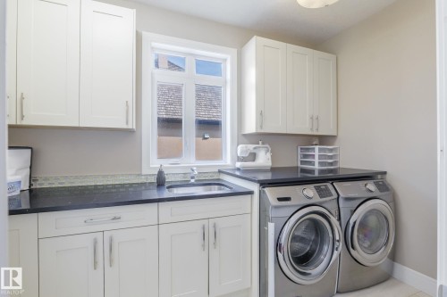 576 Fountain Creek Lane, Rural Strathcona County, AB - Indoor Photo Showing Laundry Room