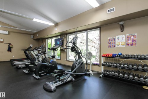 402 8912 156 Street, Edmonton, AB - Indoor Photo Showing Gym Room