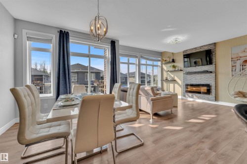6508 Elston Loop, Edmonton, AB - Indoor With Fireplace