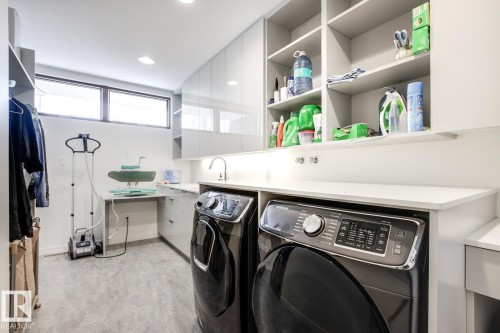 9739 145 Street, Edmonton, AB - Indoor Photo Showing Laundry Room