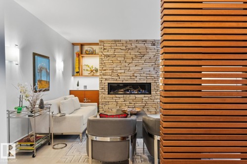 9739 145 Street, Edmonton, AB - Indoor With Fireplace