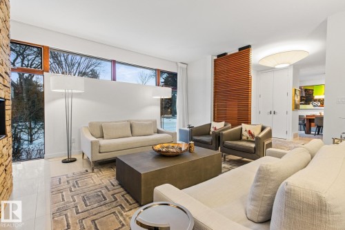 9739 145 Street, Edmonton, AB - Indoor Photo Showing Living Room