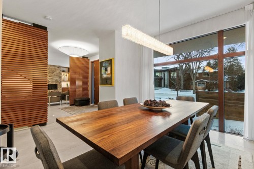 9739 145 Street, Edmonton, AB - Indoor Photo Showing Dining Room