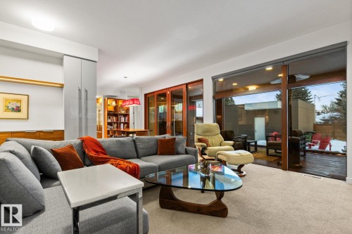 9739 145 Street, Edmonton, AB - Indoor Photo Showing Living Room