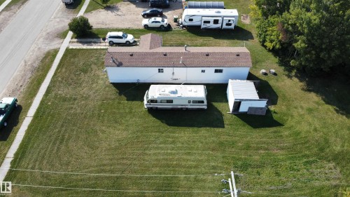 Aerial view of property and surrounding area - 5002 - 50 Avenue, Dapp, AB - Outdoor