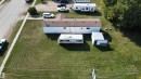 Aerial view of property and surrounding area - 5002 - 50 Avenue, Dapp, AB  - Outdoor 