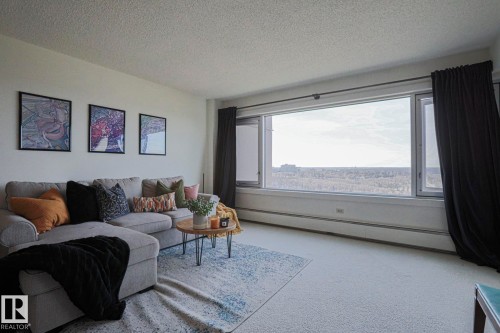 2103 10011 123 Street, Edmonton, AB - Indoor Photo Showing Living Room