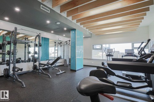 2103 10011 123 Street, Edmonton, AB - Indoor Photo Showing Gym Room