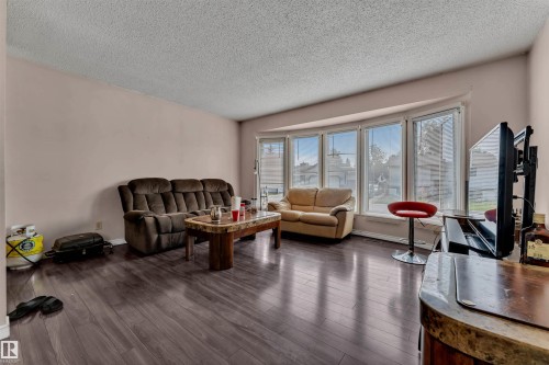 3520 19 Avenue, Edmonton, AB - Indoor Photo Showing Living Room