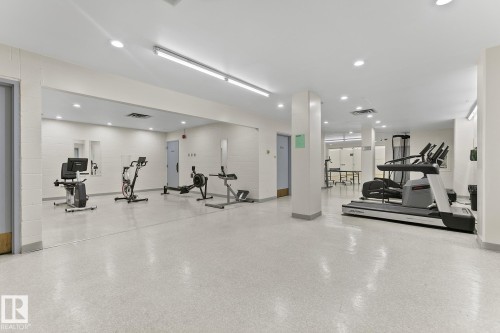 1910 10149 Saskatchewan Drive, Edmonton, AB - Indoor Photo Showing Gym Room