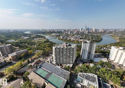1910 10149 Saskatchewan Drive, Edmonton, AB - Outdoor With View