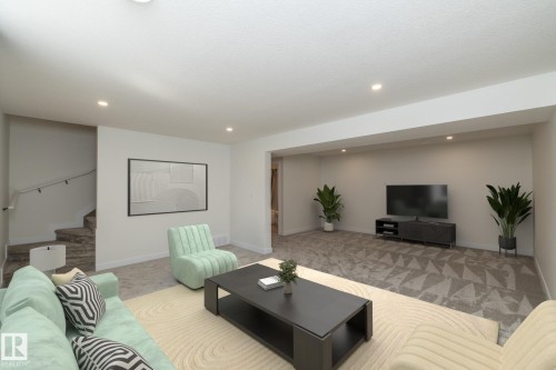 56 Brazeau Drive, Devon, AB - Indoor Photo Showing Living Room