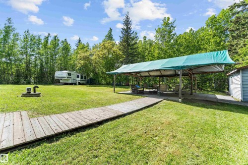 5081 4 Street, Rural Lac Ste. Anne County, AB - Outdoor With Deck Patio Veranda With Backyard